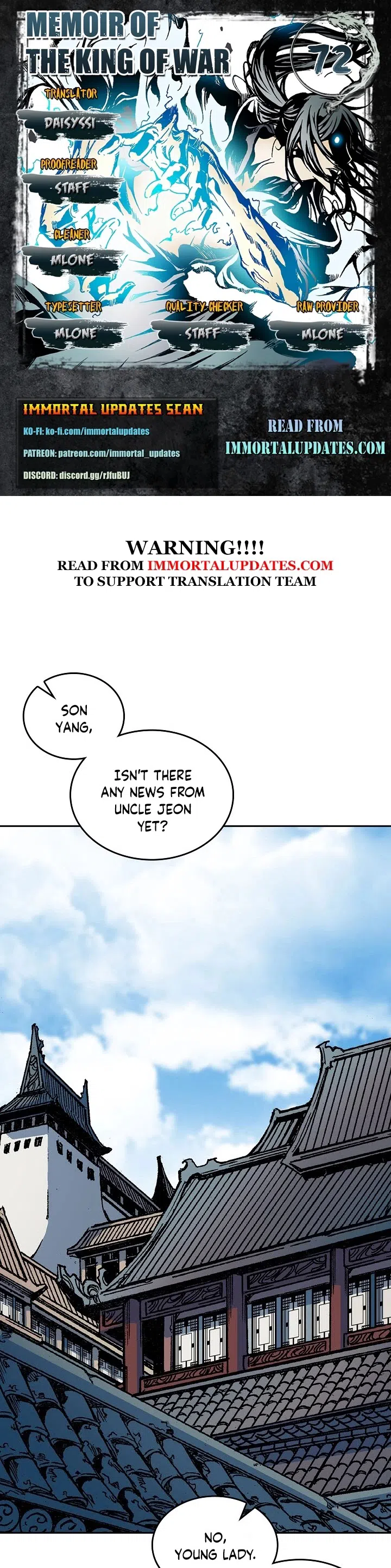 Memoir Of The God Of War Chapter 72