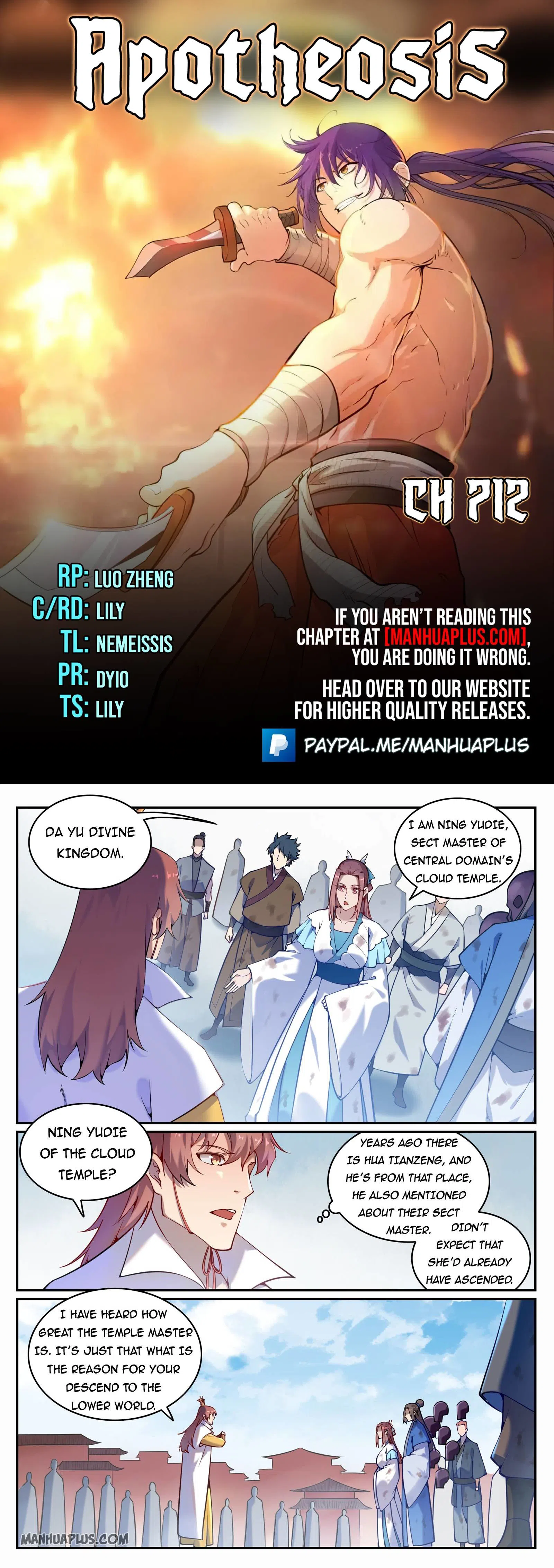 Apotheosis Chapter 712
