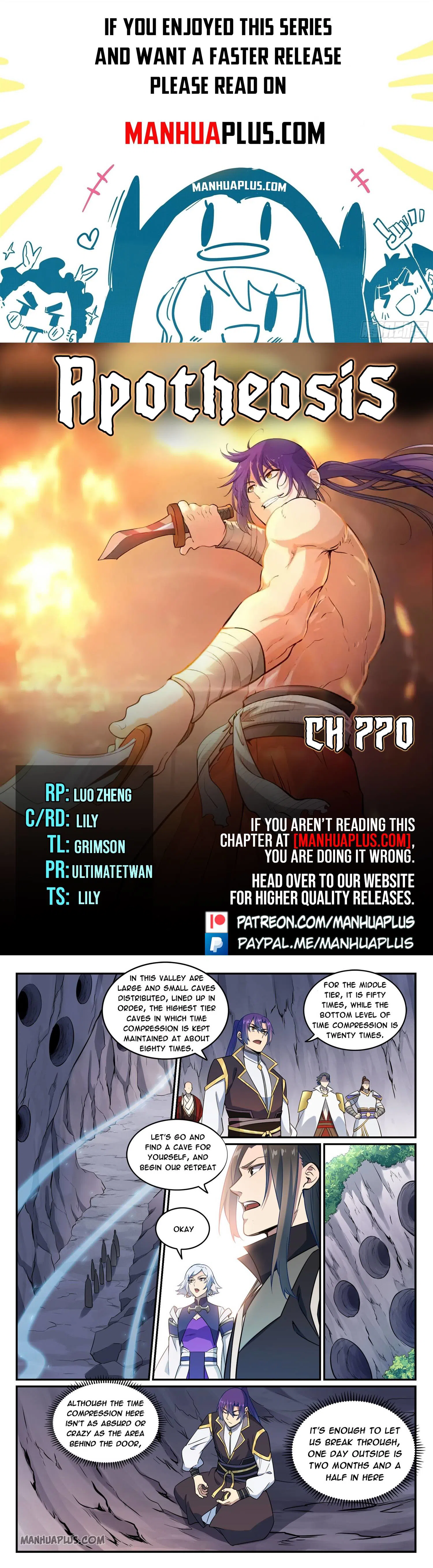 Apotheosis Chapter 770