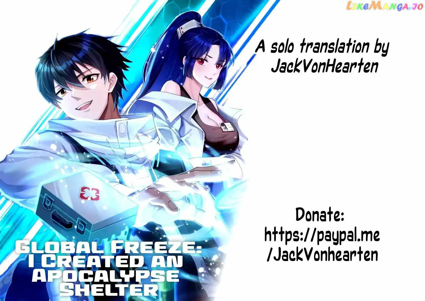 Freezing The World: I Built A Doomsday Safehouse Chapter 23