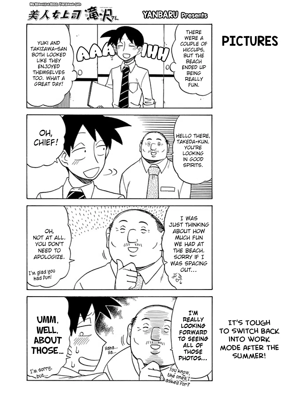 Bijin Onna Joushi Takizawa-San Chapter 52