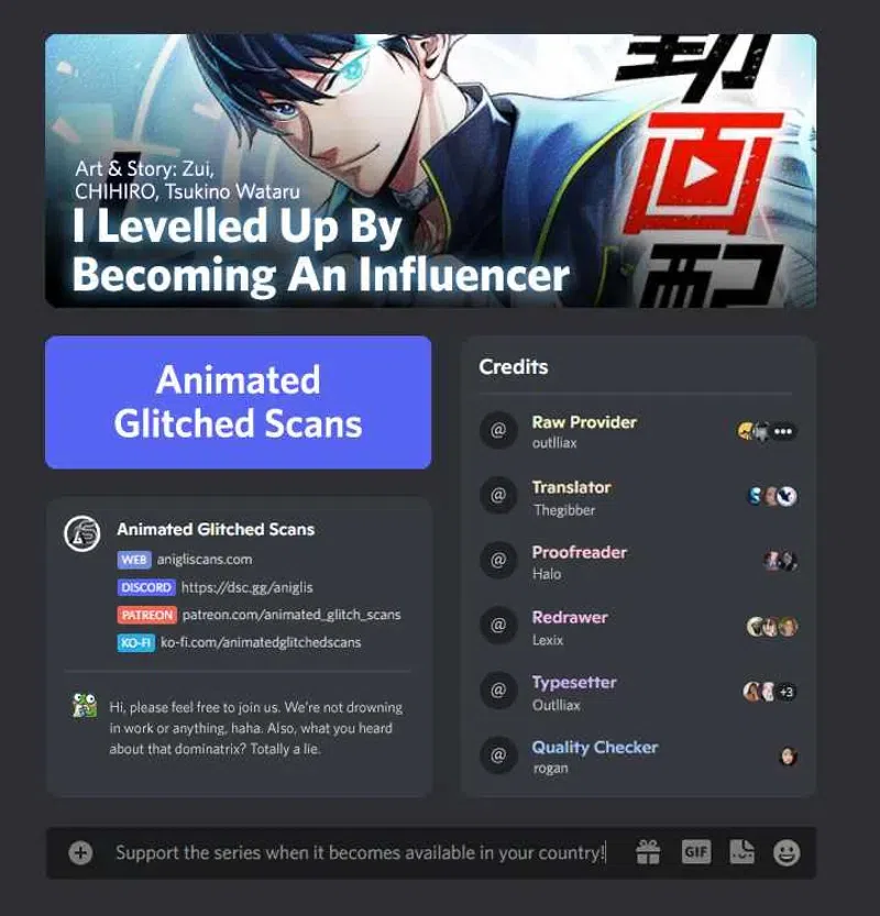 I Levelled Up by Becoming an Influencer chapter 26