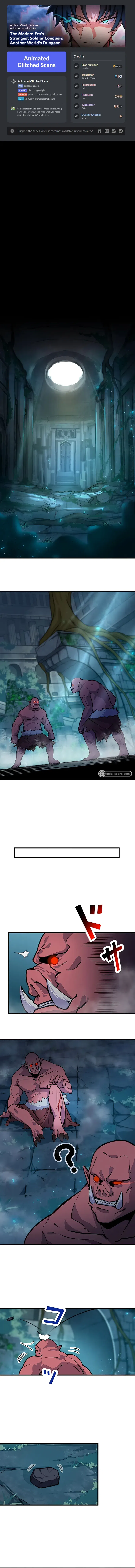 The modern era’s strongest soldier conquers another world’s dungeon chapter 13