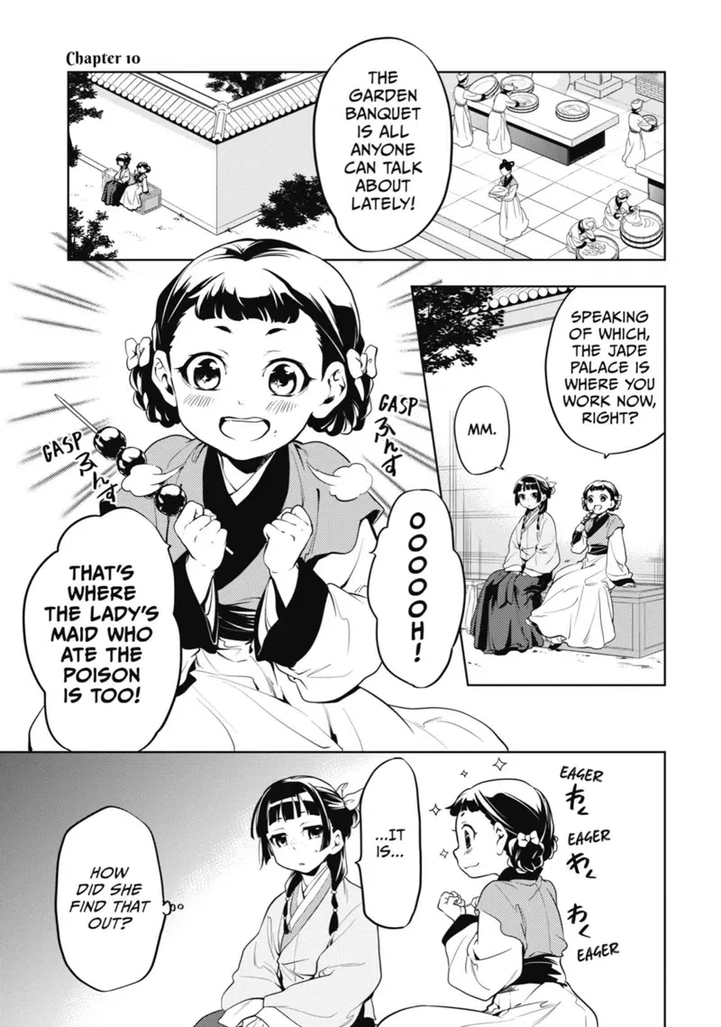 The Apothecary Diaries chapter 10