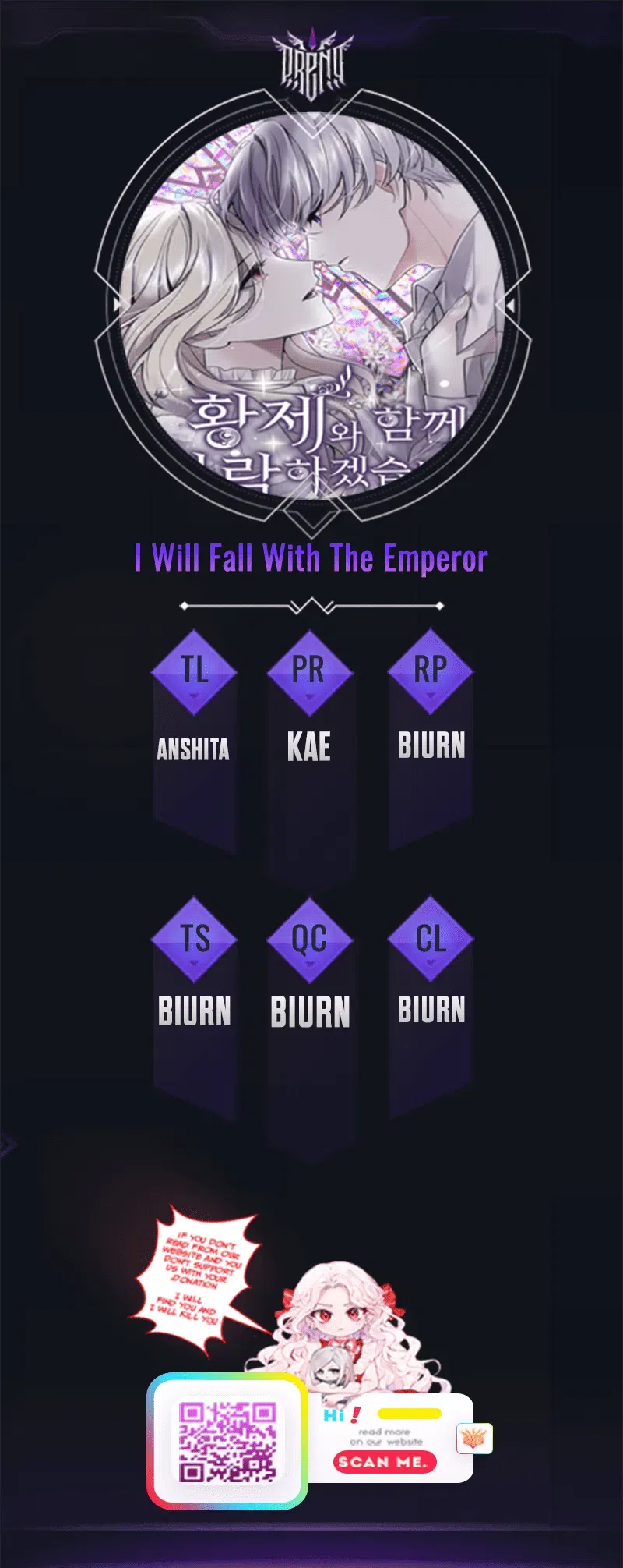 I Will Fall With the Emperor chapter 37