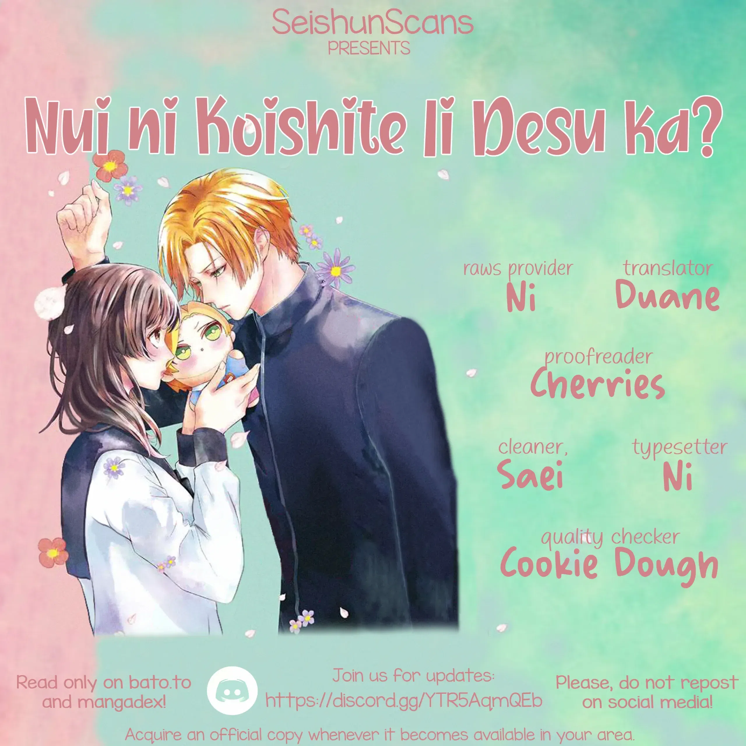 Nui Ni Koishite Ii Desu Ka? Chapter 6