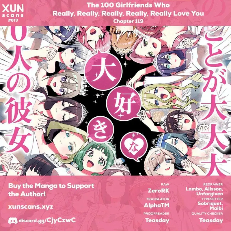 the 100 girlfriends who really love you chapter 119