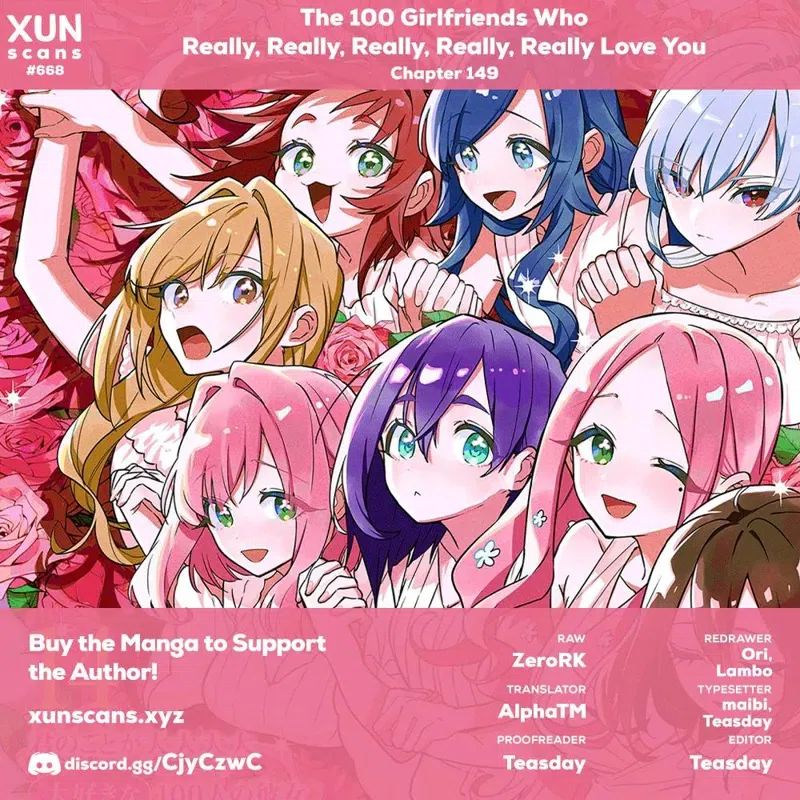the 100 girlfriends who really love you chapter 149