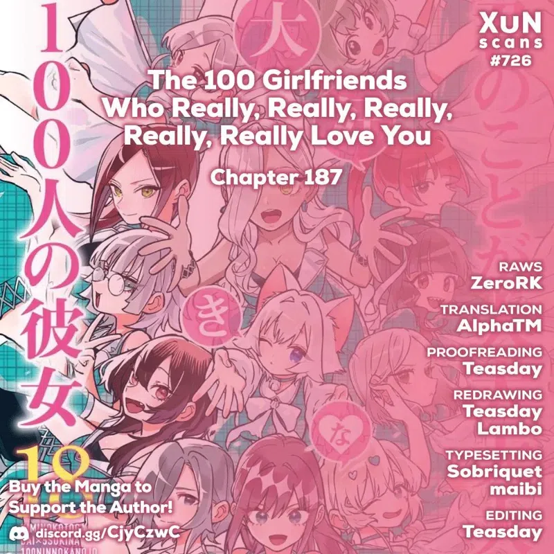 the 100 girlfriends who really love you chapter 187