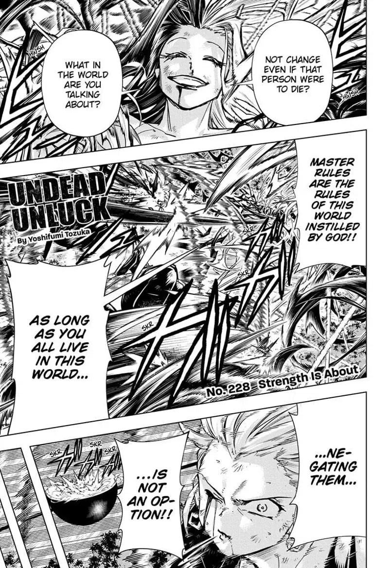 Undead Unluck chapter 228