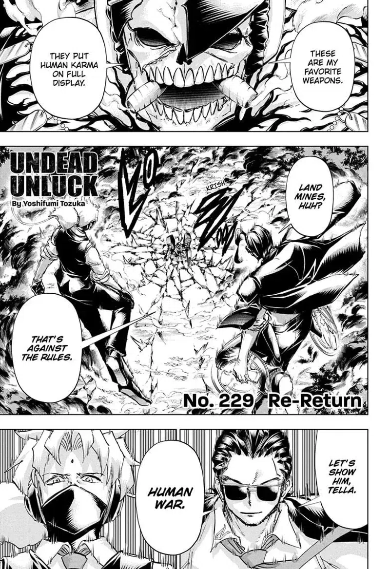 Undead Unluck chapter 229
