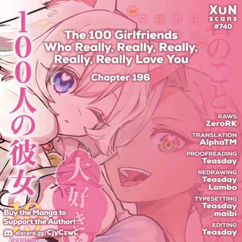 the 100 girlfriends who really love you chapter 196