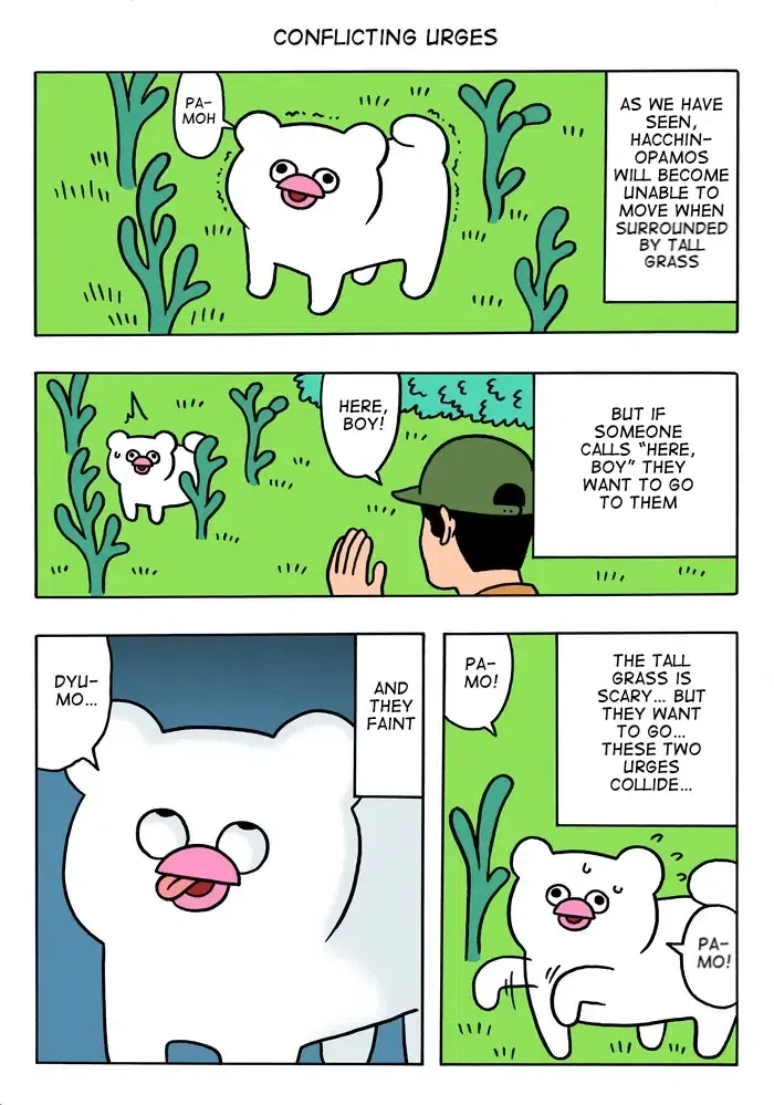 Critically-Endangered Species Hacchin-Pamos Chapter 47: Conflicting Urges