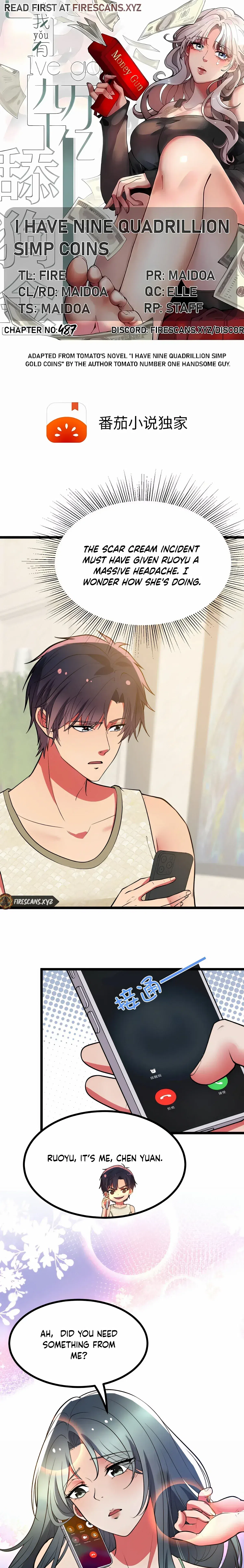 I Have 90 Billion Licking Gold Chapter 487