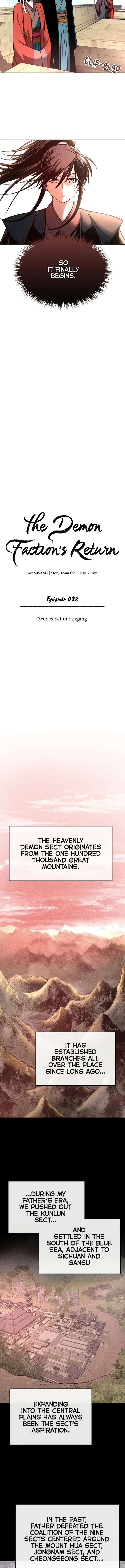 The Demon Faction’s Return Chapter 28
